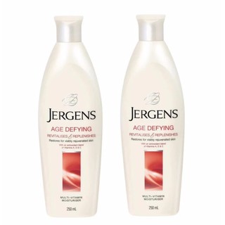 เจอร์เก้น โลชั่นทาผิว บอดี้โลชั่น โลชั่นบำรุงผิวกาย สูตร Age Defying ขนาด 250 มล. Jergens x 2 ขวด