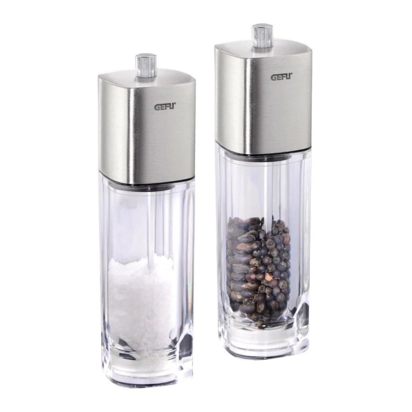 GEFU Salt & Pepper Mill ขวดบดเกลือและพริกไทย รุ่น 34620 (2/pack)