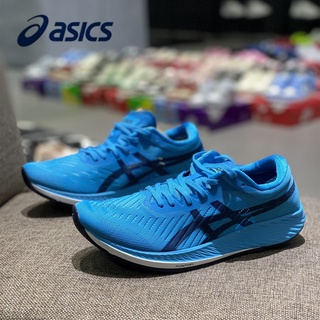 ❉❀№ASICS METARACER TOKYO YY รองเท้ากีฬามาราธอนแผ่นคาร์บอนสีน้ำเงิน