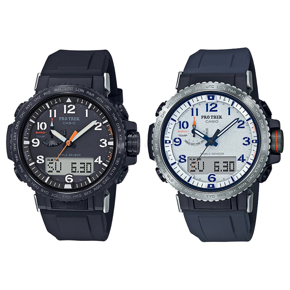 Casio Protrek นาฬิกาข้อมือผู้ชาย สายซิลิคอน รุ่น PRW-50Y,PRW-50YAE (PRW-50Y-1A,PRW-50YAE-2)