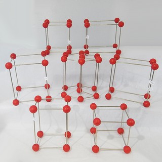 แบบจำลองโครงสร้างผลึก 7 รูปแบบ Crystal Structure  7 pcs/set