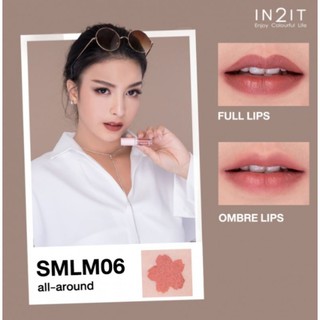 ลิปสติก เนื้อซาติน IN2IT Satin Matte Liquid Lip Mini สี 06