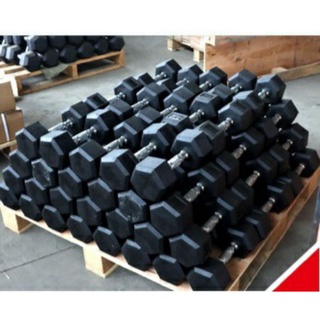 ดัมเบลยางแบบเหลี่ยมขนาด 7.5 กก.(คู่)