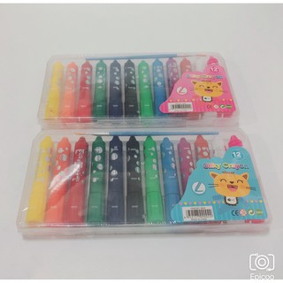 สี silky crayon 12 สี #6607