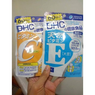 🔔ล๊อตใหม่พร้อมส่ง🔔DHC VITAMIN C&amp;Eวิตามินซีและอีจากญี่ปุ่นสำหรับ 60วัน