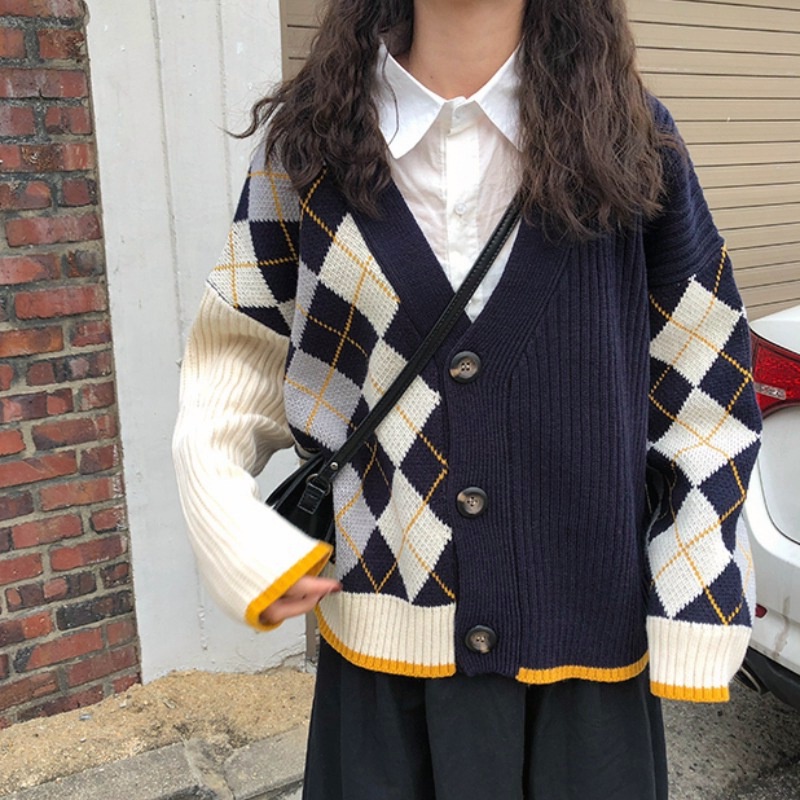 YUJIN CARDI KOREAN CARDIGAN SWEATHER เสื้อกันหนาวเกาหลีผู้หญิง PREMIUM KNIT MATERIAL