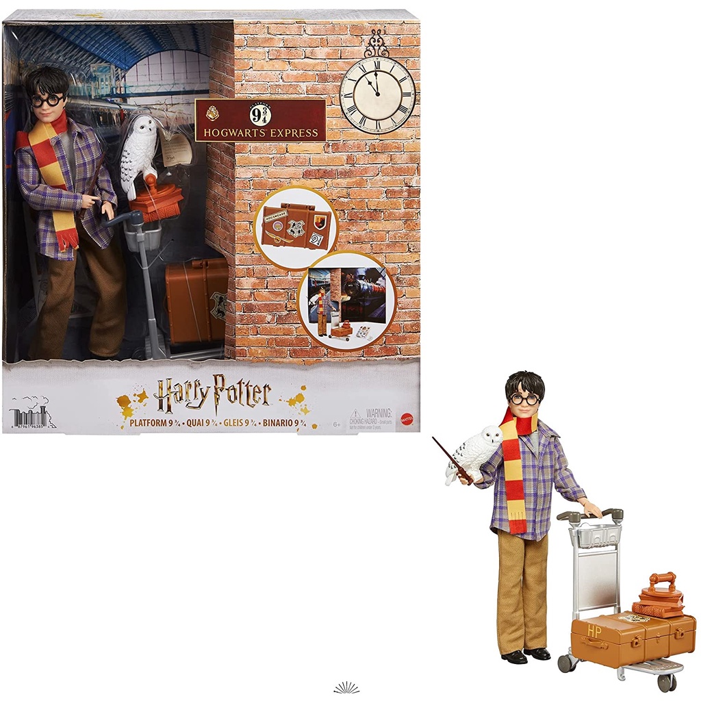 Harry Potter Collectible Platform 9 3/4 Doll ตุ๊กตา แฮรี่ พอตเตอร์ ชานชาลา 9 3/4 รุ่น GXW31