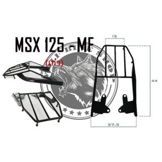 แร็คท้าย msx 125 - mf