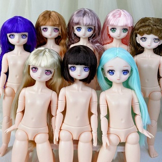 ใหม่ ตุ๊กตาอนิเมะ Bjd 1/6 ขนาด 28 ซม. พร้อมของเล่นแต่งหน้า สําหรับเด็ก