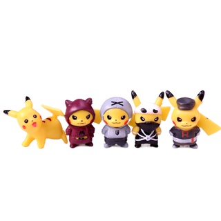 TAKARA TOMY 1PCS/10pcs Pikachu Blind Box Action FIGURE Pokemon พ็อกเก็ตมอนสเตอร์ตุ๊กตา Ex Elf Ball ของขวัญเด็ก Toy