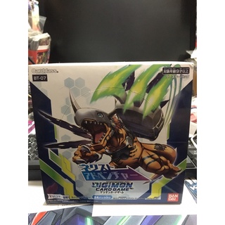 DigimonCardGame Bt07 1กล่องมี 24ซอง 1ซองมี6ใบ แถมสลีฟใส่160ใบ