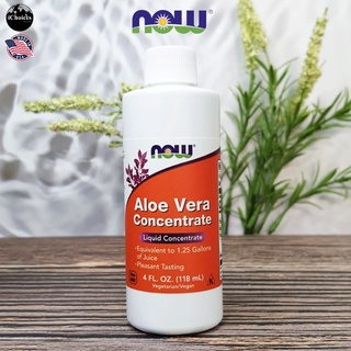 [Now Foods] Aloe Vera Liquid Concentrate 118 ml ว่านหางจระเข้สกัด สูตรน้ำ