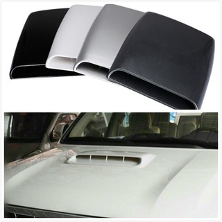 Universal อะไหล่ ตกแต่งหลัคารถยนต์ Air Flow Intake Hood Scoop Vent Bonnet 3D