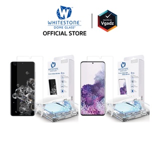 Whitestone Dome Glass - Samsung Galaxy S20 Plus / S20 Ultra - ไม่มีเครื่อง UV ฟิล์มกระจกนิรภัย