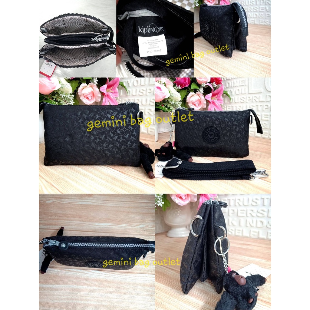 *ส่งฟรีไม่ใช้โค๊ด !! ของแท้ พร้อมส่งค่ะ*  8.5 นิ้ว * 🐒 KIPLING CREATIVITY XL CROSSBODY BAG