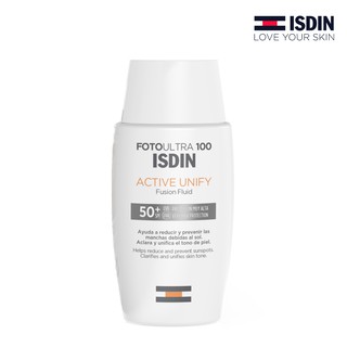 ISDIN FOTOULTRA 100 ISDIN ACTIVE UNIFY FUSION FLUID SPF50+ อีสดิน โฟโตอัลตรา 100 อีสดิน แอคทีฟ ยูนิฟาย ฟิวชั่น