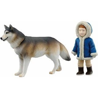 ฟิกเกอร์ Takara Tomy Animal Adventure ANIA AS-26 Wolf (พร้อมเด็กผู้ชาย)