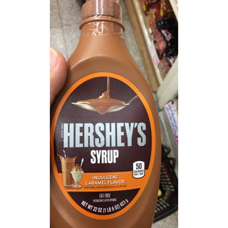 Hersheys Syrup Caramel เฮอชี่ส์ ไซรัป คาราเมล(รสราคาเมล) 623g