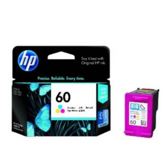 HP 60 Color CC643W ตลับหมึกอิงค์เจ็ท สี ของแท้ Color Inkjet Cartridge