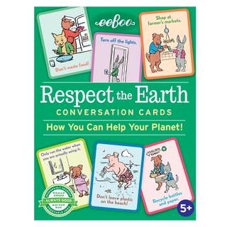 eeBoo Respect The Earth Conversation Cards_(3ED) - บัตรคำสอนเกี่ยวกับการรักษ์โลก