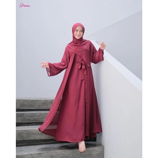 Allena Dress BC Material BABYDOLL MIX SHAKILA Get Womens Gamis (ไม่รวม HIJAB) ชุดเดรสแฟชั่น สไตล์มุสลิม สําหรับผู้หญิง