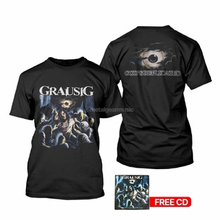 เสื้อยืดผู้ชาย เสื้อยืด Grausig - แบบเปลี่ยน S-5XL