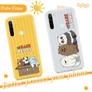 เคสโทรศัพท์พิมพ์ลายหมีเคสมือถือป้องกันรอยสําหรับ Xiaomi Redmi Note 7 Note 8 Note 10 Pro K 20 Pro Redmi 8a 7a Y3S