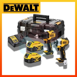 DeWALT DCK266M2T DeWALT ชุด COMBO SET ชุด ไขควงกระแทกไฟฟ้าไร้สาย + สว่านกระแทกไฟฟ้าไร้สาย ชุด ไขควงกระแทก + สว่านกระแทก