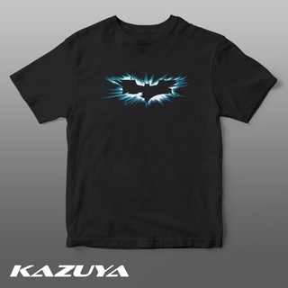 แขนสั้นcrew neckเสื้อยืด พิมพ์ลายโลโก้แบทแมน Kazuya DV-0095S-XXXXL