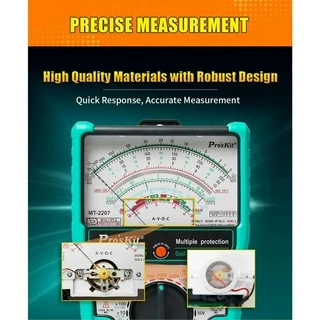 PRO'S KIT (TAIWAN) MT-2207 มัลติมิเตอร์ คุณภาพเยี่ยม สเปคดี วัดคาปาได้ มาตรฐาน iso9001 / IEC ของแท้ 100%