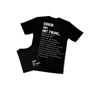 เสื้อยืด SoulStreet Clothing ลาย ERROR404 ขนาด M-4XL