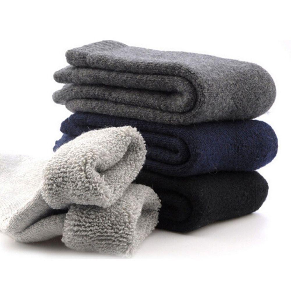 Osier1 ถุงเท้ากีฬา ผ้าวูล แฟชั่นฤดูหนาว ให้ความอบอุ่น สําหรับผู้ชาย 1 คู่ 5 คู่ - รูปที่ 5