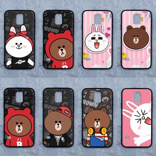 เคส Samsung  S5 ลายหมีบราวน์  ขอบนิ่มหลังแข็ง เคสมือถือ เคสโทรศัพท์ Case