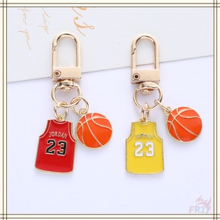 ✪ เสื้อกีฬาบาสเก็ตบอล Michael Jordan No.23 ✪ จี้พวงกุญแจ 2 แบบ แฟชั่น อุปกรณ์เสริม สําหรับกระเป๋า Airpod 1 ชิ้น