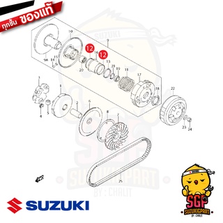 โอริง ชุดล้อปรับความเร็วหลัง O-RING, MOVABLE DRIVEN แท้ Suzuki Nex 110 / Lets 110 / Address 110