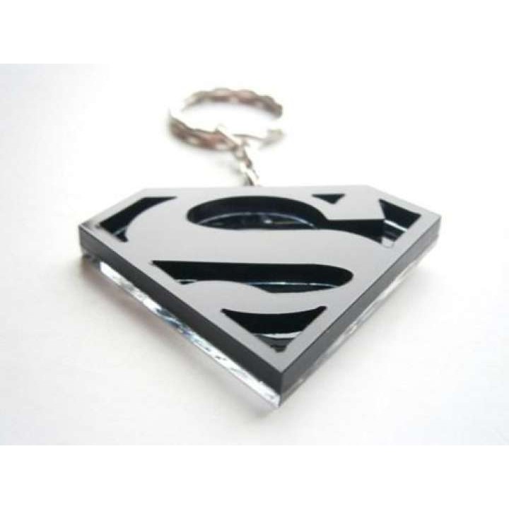 พวงกุญแจ Superman Laser Cut