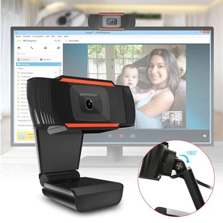 Webcam กล้องเว็บแคม 480p ความชัด 12 ล้านพิกเซล ไมค์ในตัว OKER OE-019