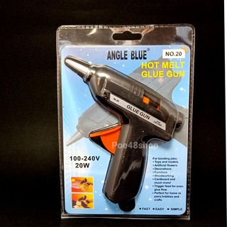 Angle Blue ปืนกาวเล็ก No.20 (20W) ปืนกาวร้อน ปืนยิงกาว ปืนกาว ใช้กับกาวขนาด 7x150มม.