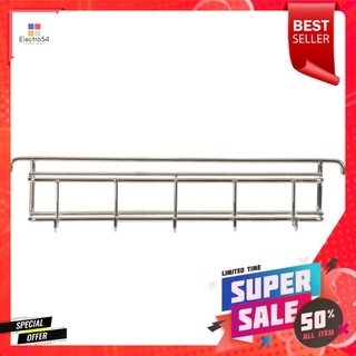 ชุดตะขอแขวนสเตนเลส5ขอพร้อมที่เสียบมีดKECKITCHEN RACK KECH HWS 142-A STAINLESS STEEL 304