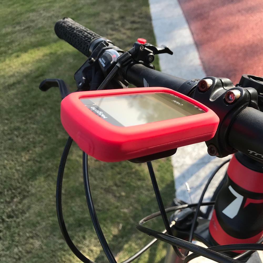 Magene C406 Case Bike Computer Silicone Cover Cartoon Rubber protective case + HD film (For magene C406 Cover) - รูปที่ 6