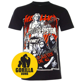 Gorilladumb เสื้อยืดลายวงดนตรี เมทัลลิกา Metallica Amrican Thrash Metal Band