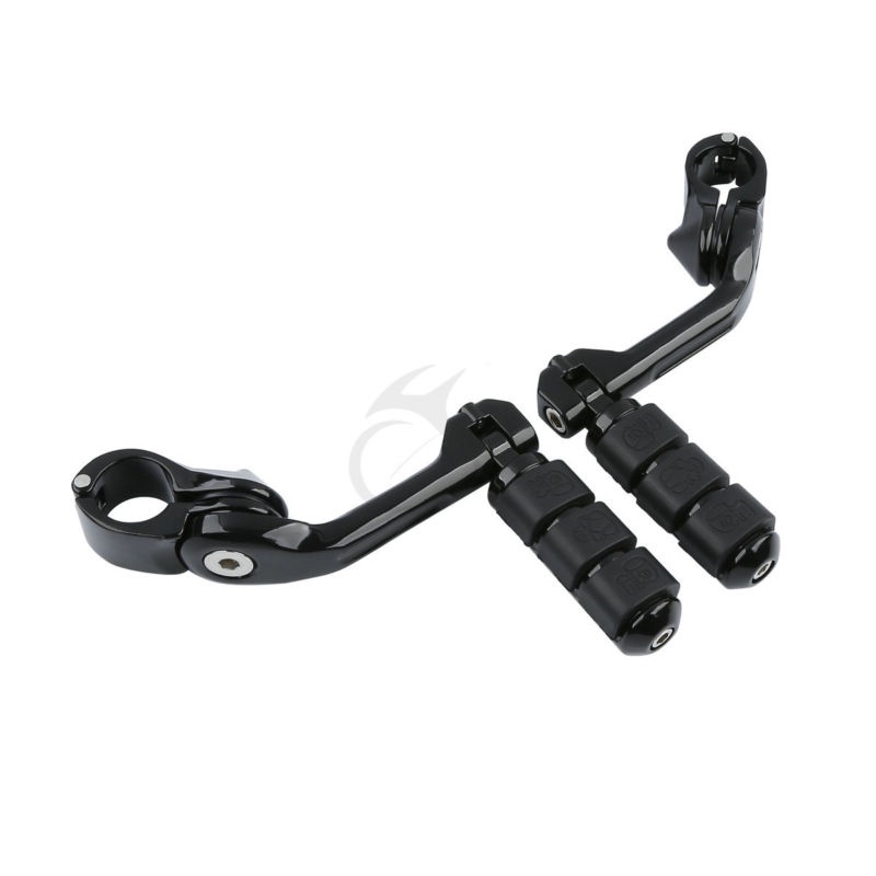 ปรับโฉม&Motorcycle 11/4" 32mm Highway FootPeg Footrest Engine Guard