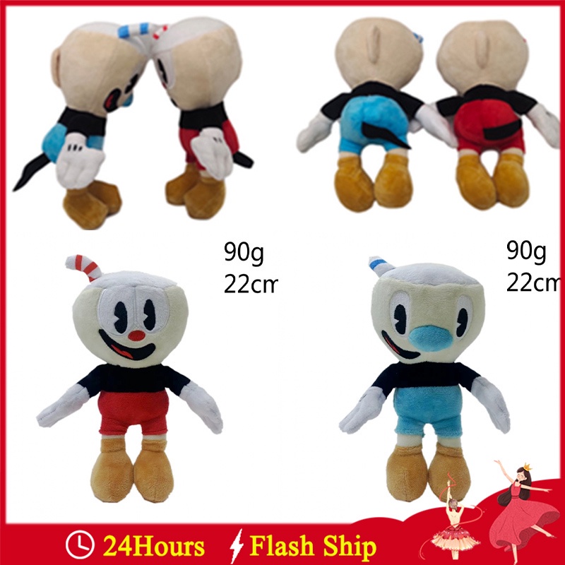Set of 2 Model Toy Characters In Game Cuphead Cuphead & Mugman Mecup ...