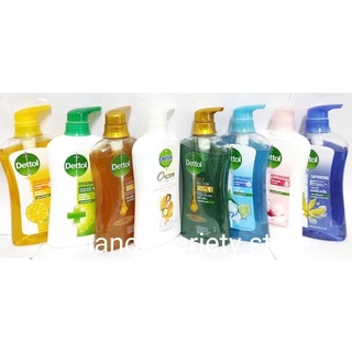 Dettol gold shower gel สบู่เหลวอาบน้ำ เดทตอล สูตรโกลด์ คลาสสิค สูตรรีเฟรชชิ่ง สูตรนอรริชชิ่ง คลีน 450 500 มล.