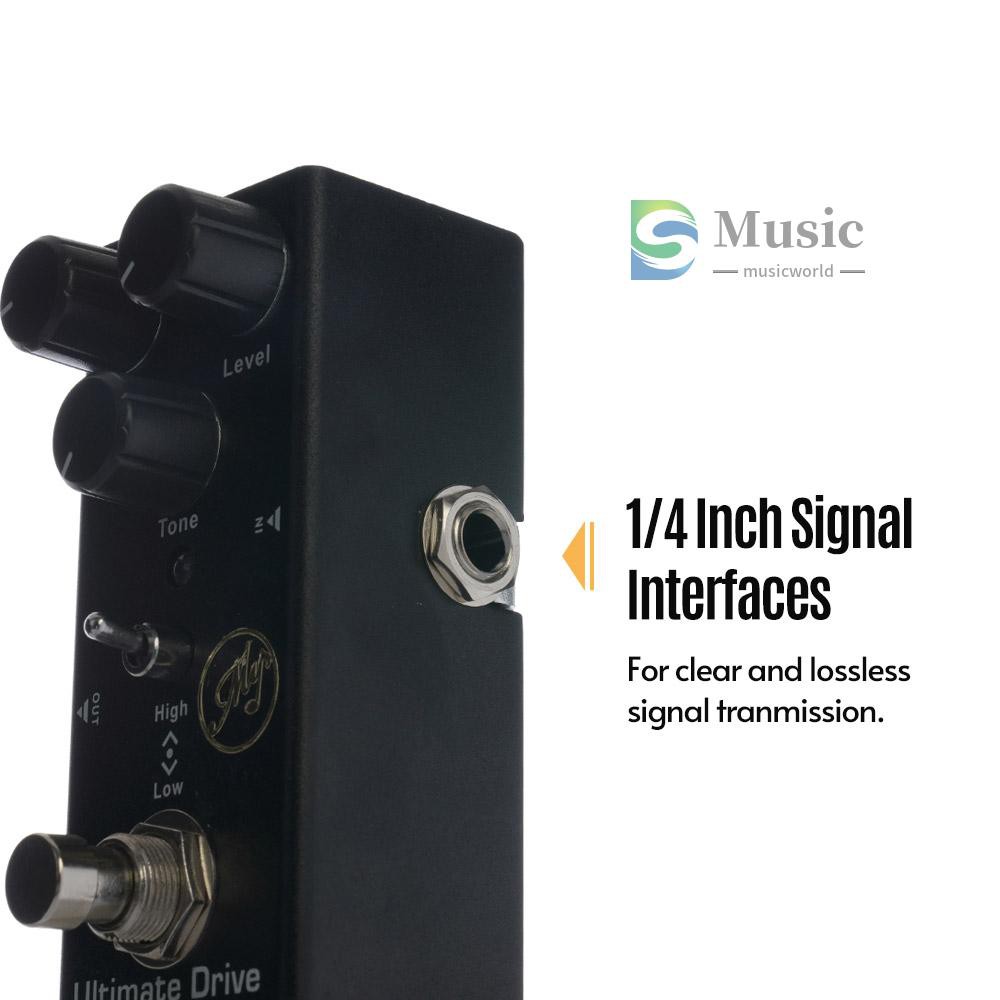 [Concert] Ultimate Drive Effect Pedal for Electric Guitars with True