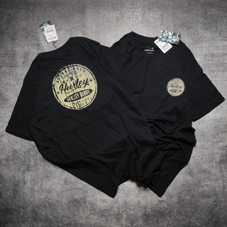 เสื้อยืด ลาย HURLEY ESTBALISHED GOODS สีดํา คุณภาพดีS-5XL