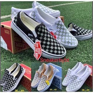 🛒มีเก็บเงินปลายทาง😍Vans slip on LV 🦋sz.36-44