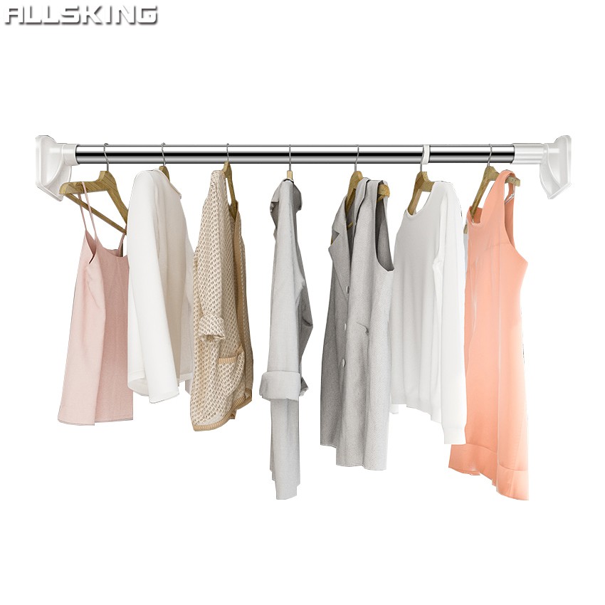 Allsking ราวตากผ้า ราวแขวนเสื้อ ราวสแตนเลส
