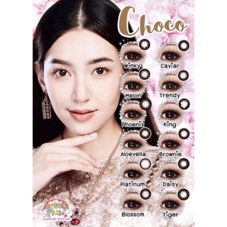 Choco สีช็อคโก้ สีช็อคโกแลต ช็อคโก้ บิ๊กอายส์ Contact Lens คอนแทคเลนส์ mini บิ๊กอาย ตาโต Bigeye Bigeyes Chocolate โกโก้