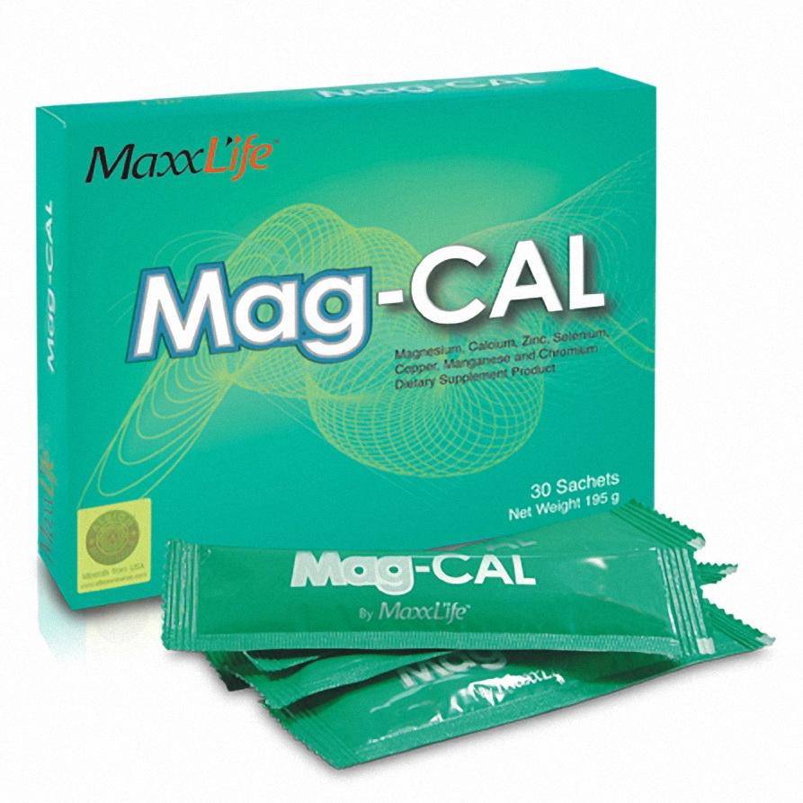 MaxxLife Mag-Cal แม็กซ์ไลฟ์ แม็ก-แคล 30 ซอง แคลเซียม บำรุงกระดูก ...